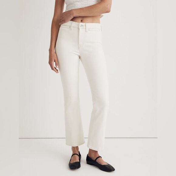 Madewell NWT Kick Out Crop Jeans Size 31 in Vintage Canvas - Picture 1 of 10
